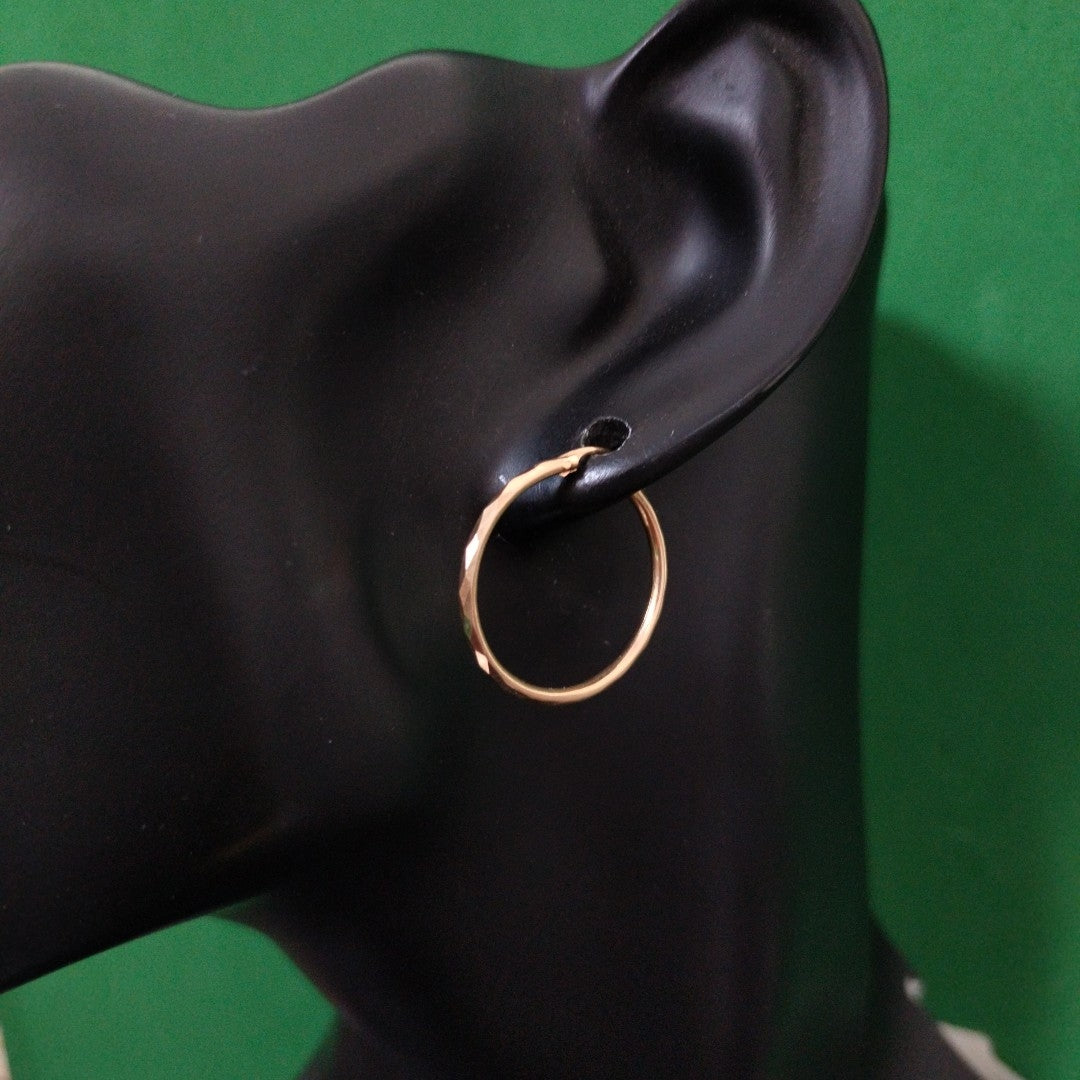 ARRACADAS PAR ORO 14 K 1.3 GRMS (SEMINUEVO)