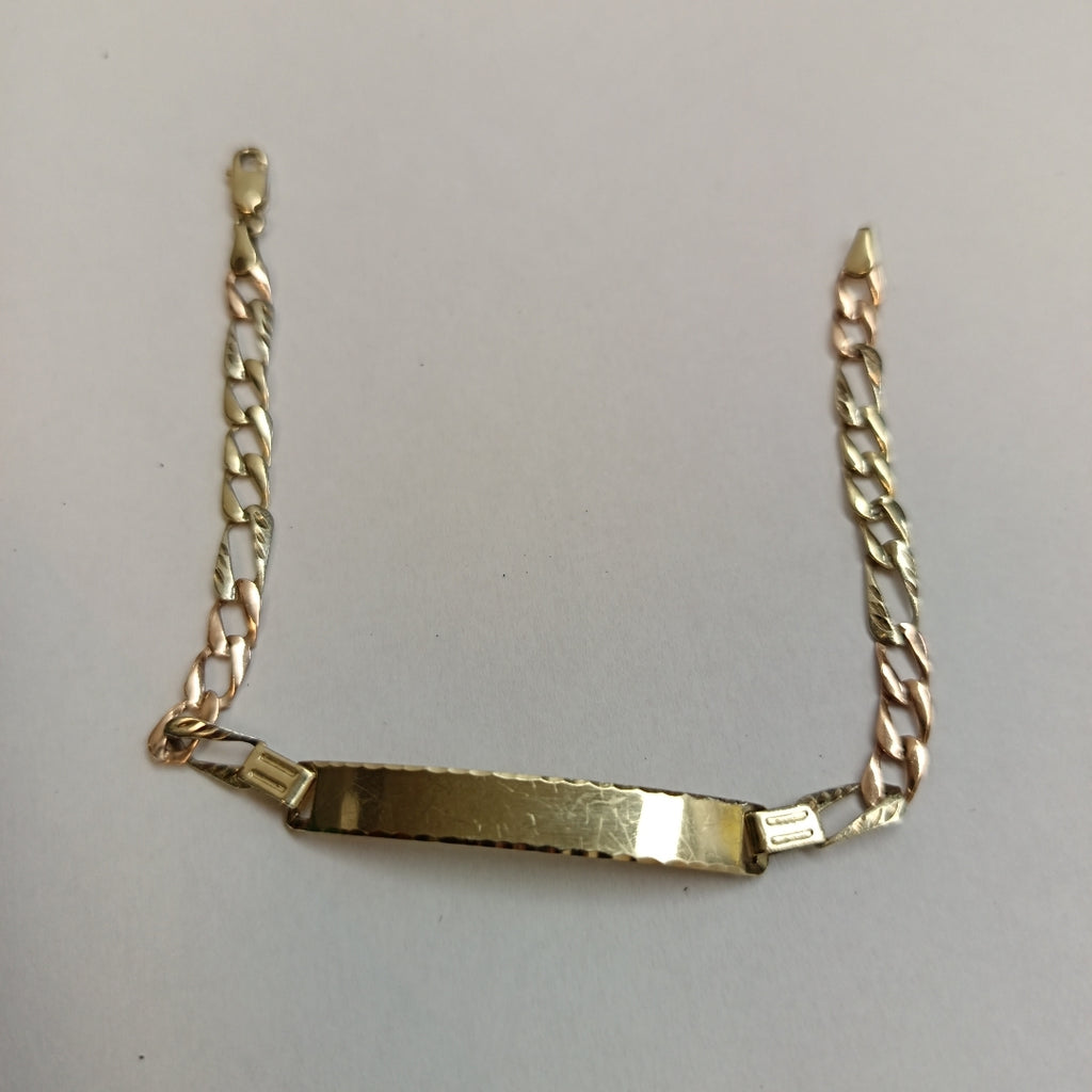 ESCLAVA ORO COMBINADO 14 K 3.5 GRMS (SEMINUEVO)