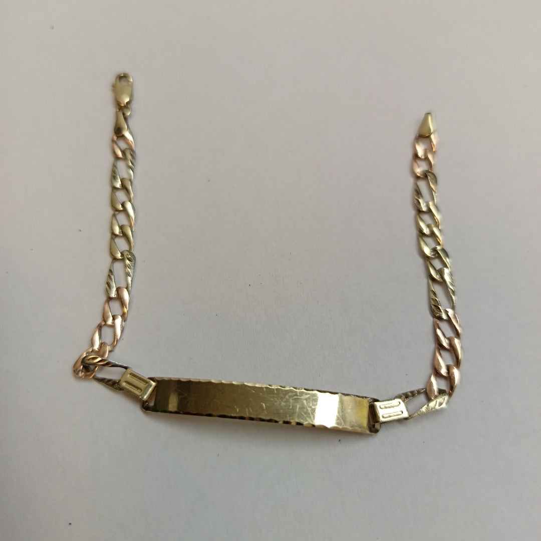 ESCLAVA ORO COMBINADO 14 K 3.5 GRMS (SEMINUEVO)