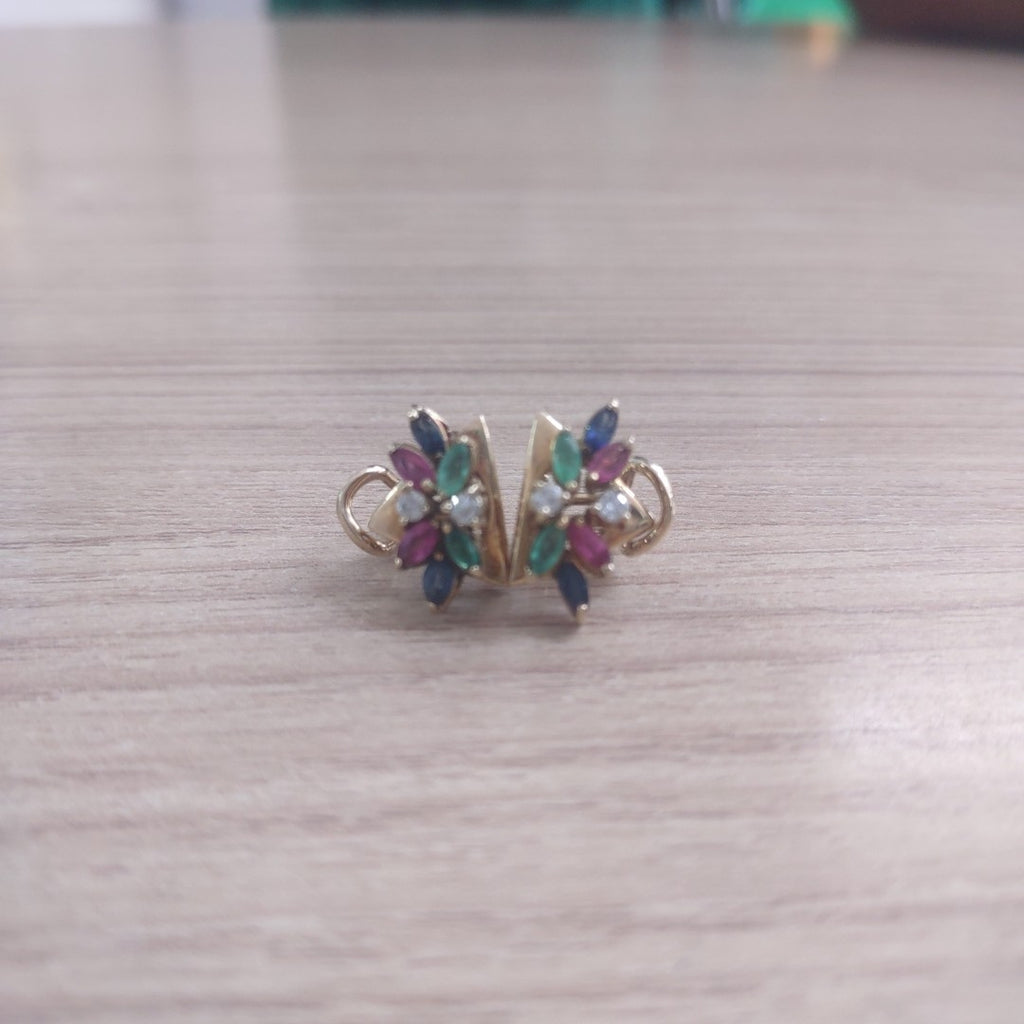 BROQUELES PAR ORO 14 K 4,80 GRMS (SEMINUEVO)