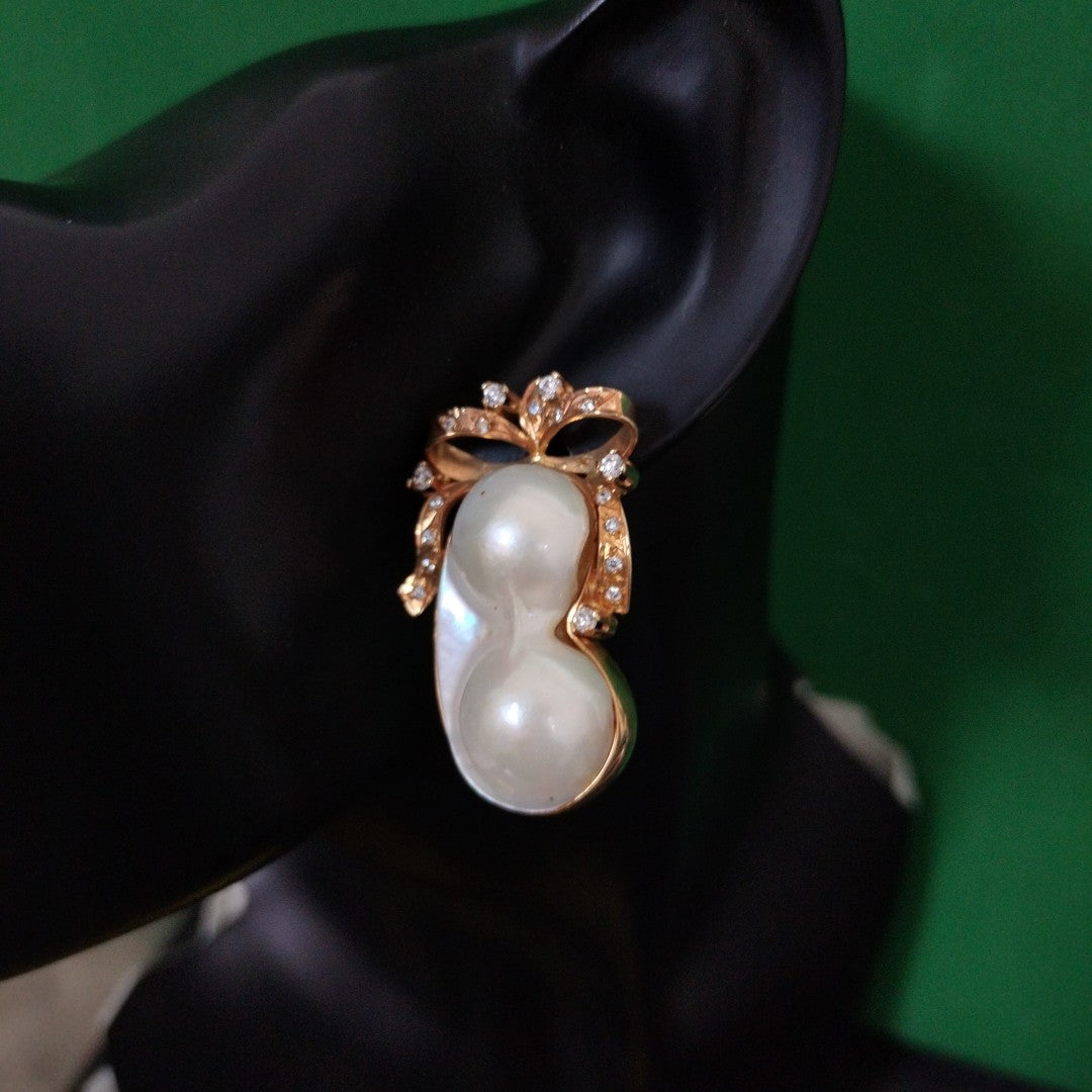 ARETES PAR ORO 14 K 21.9 GRMS (SEMINUEVO)