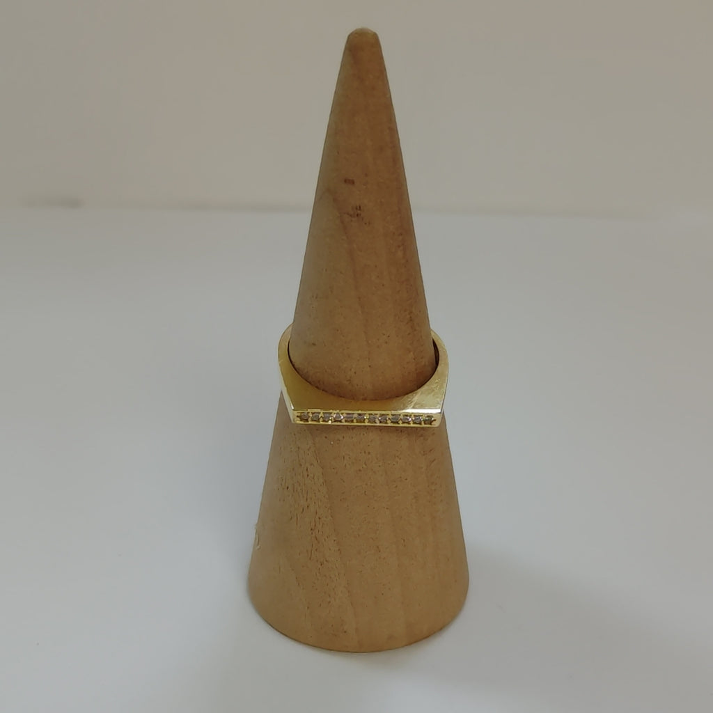 ANILLOS C/CIRCONIA ORO 10K TALLA 9 1.9 GR (NUEVO)