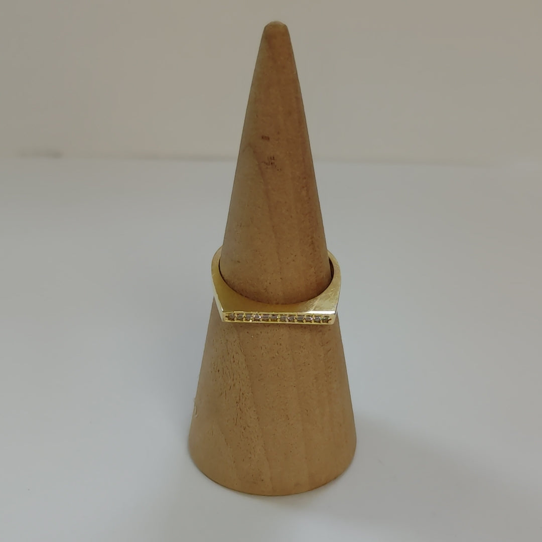 ANILLOS C/CIRCONIA ORO 10K TALLA 9 1.9 GR (NUEVO)