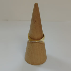 ANILLOS C/CIRCONIA ORO 10K TALLA 9 1.9 GR (NUEVO)