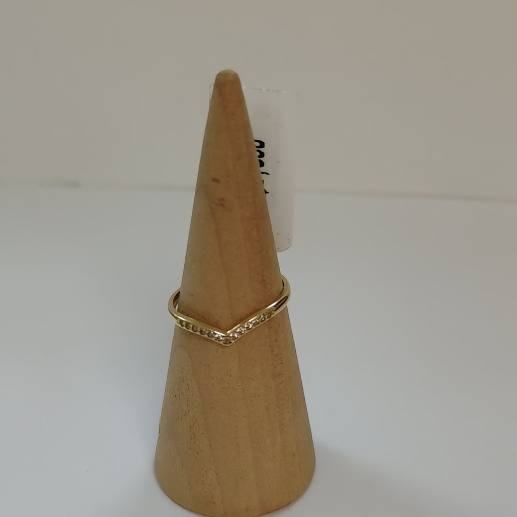 ANILLOS C/CIRCONIA ORO 10K TALLA 9 1.1 GR (NUEVO)