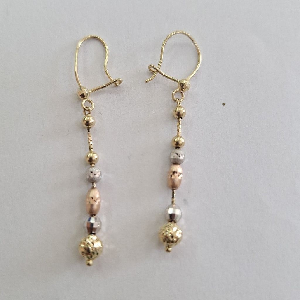 ARETES PAR ORO 14 K 2,10 GRMS (SEMINUEVO)