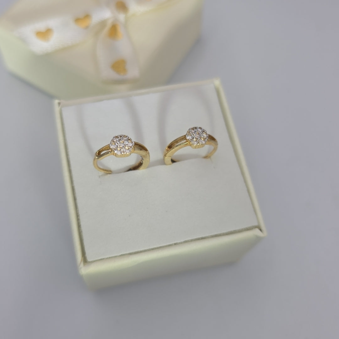ARETES PAR ORO 14 K 1.4 GRMS (SEMINUEVO)