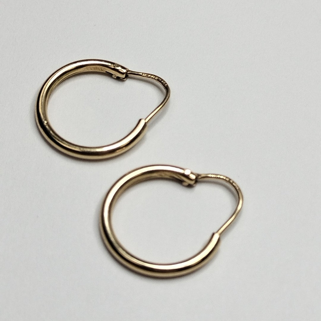 ARRACADAS PAR ORO 14 K 1.2 GRMS (SEMINUEVO)
