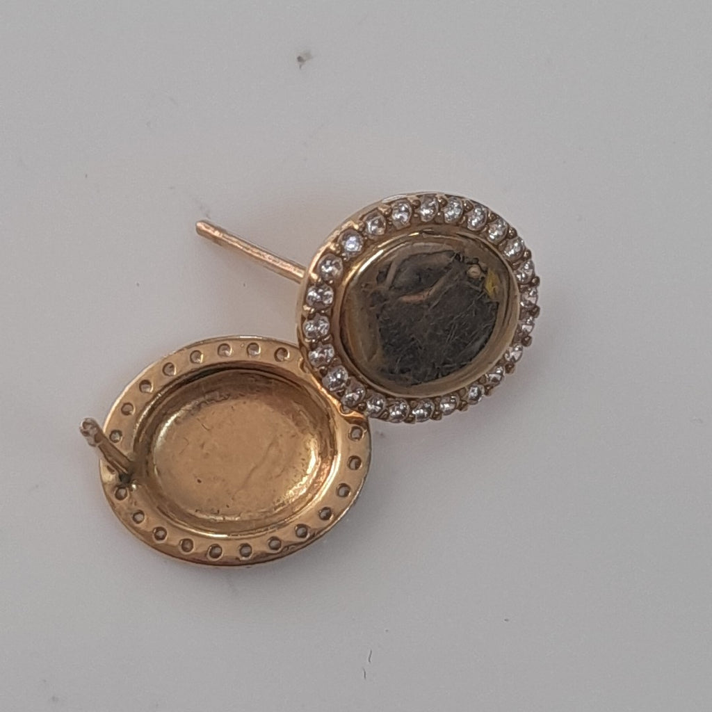 BROQUELES PAR ORO 14 K 2.5 GRMS (SEMINUEVO)