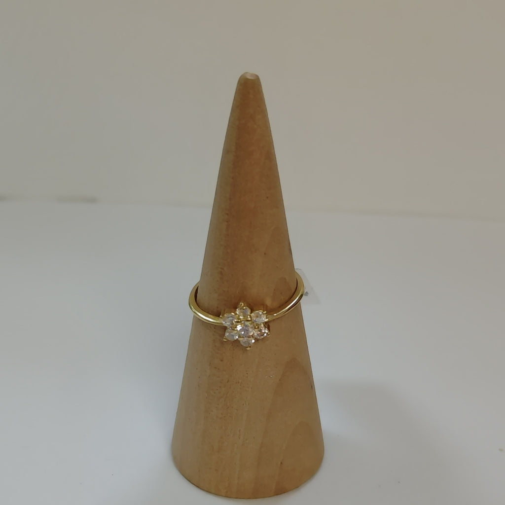 ANILLOS C/CIRCONIA ORO 10K TALLA 9 2 GR (NUEVO)