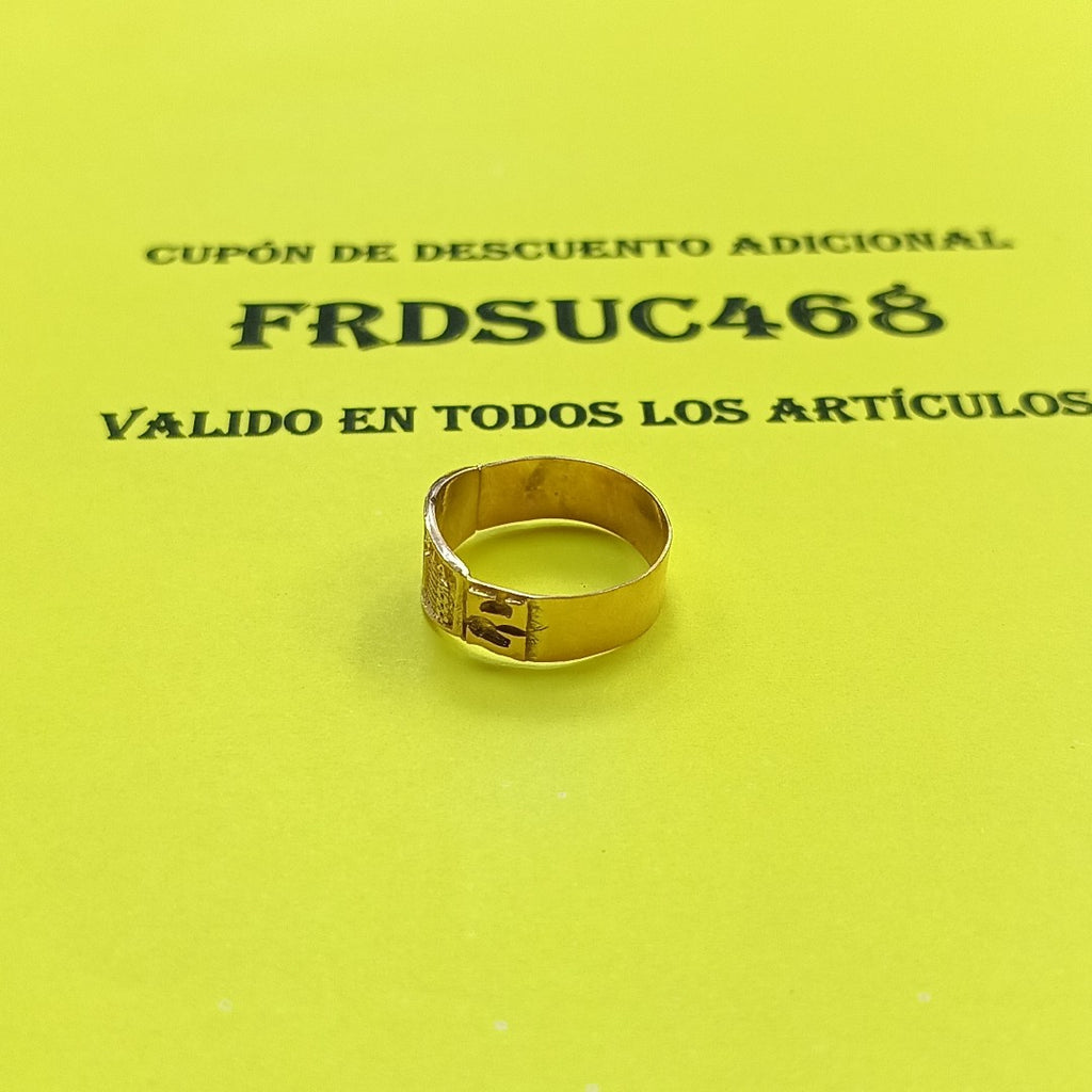 ANILLO DE GRADUACIÓN ORO 10 K 2.2 GRMS (SEMINUEVO)