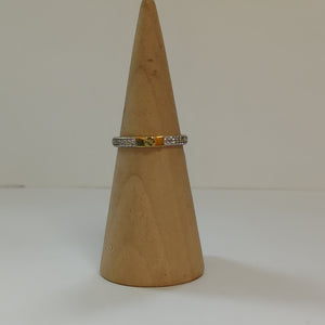 ANILLOS C/CIRCONIA ORO 10K TALLA 8 1.7 GR (NUEVO)