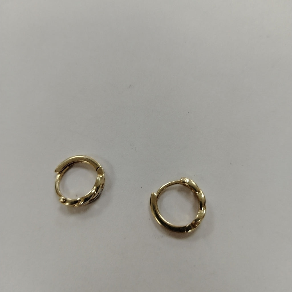 ARRACADAS PAR ORO, RODIADO 14 K 2.1 GRMS (SEMINUEVO)