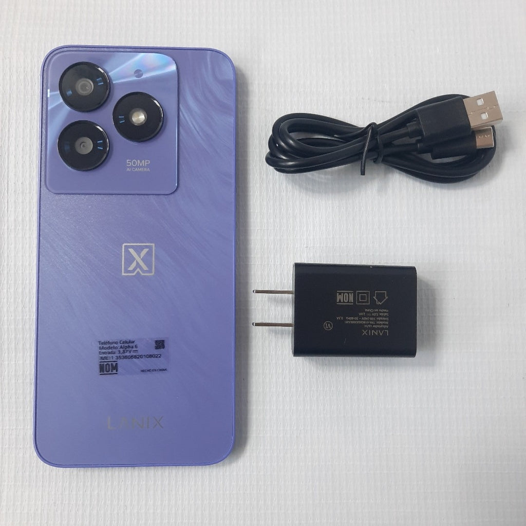 CELULAR LANIX ALPHA 6 (2026) 256 GB 8 GB RAM (SEMINUEVO)