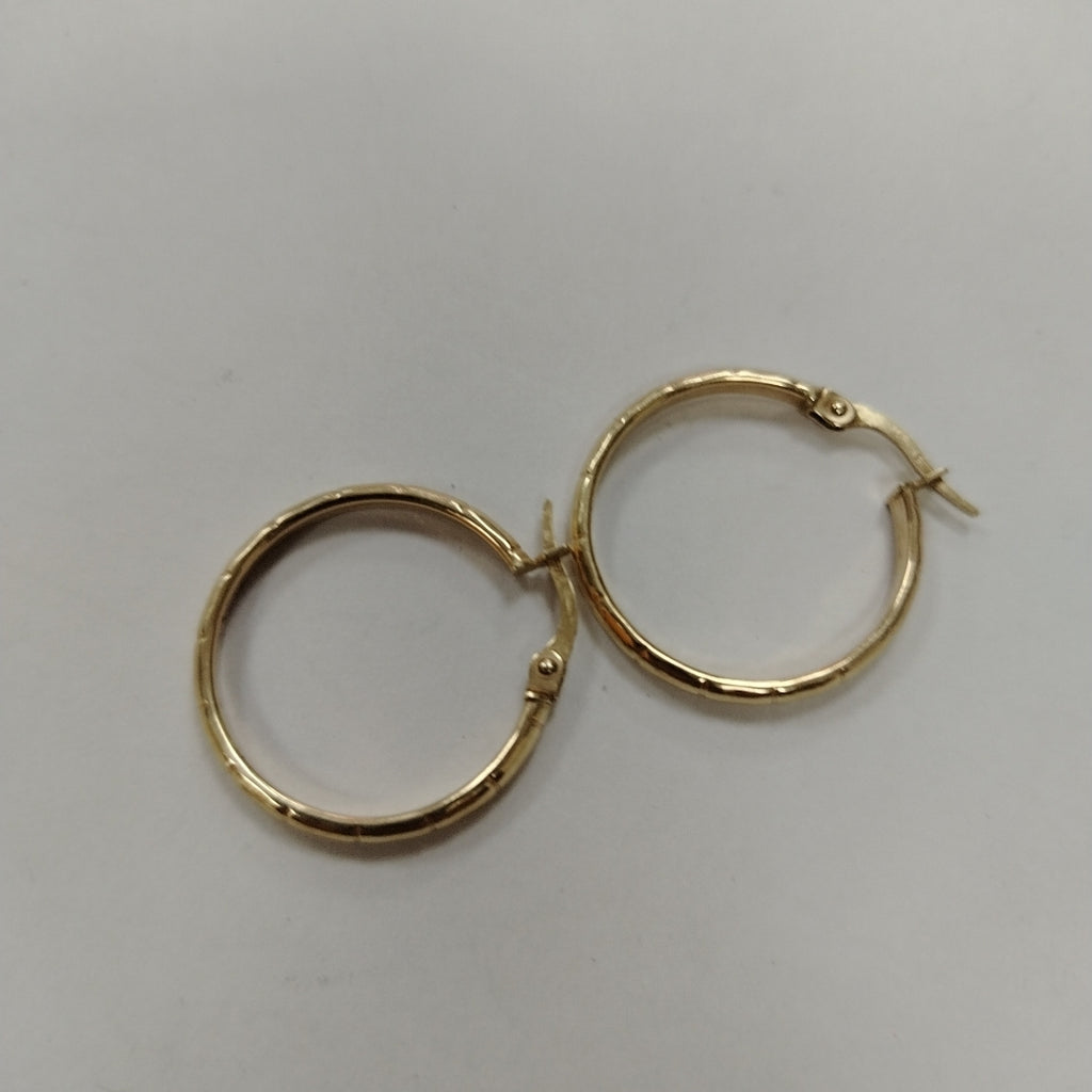 ARRACADAS PAR ORO 14 K 1.5 GRMS (SEMINUEVO)