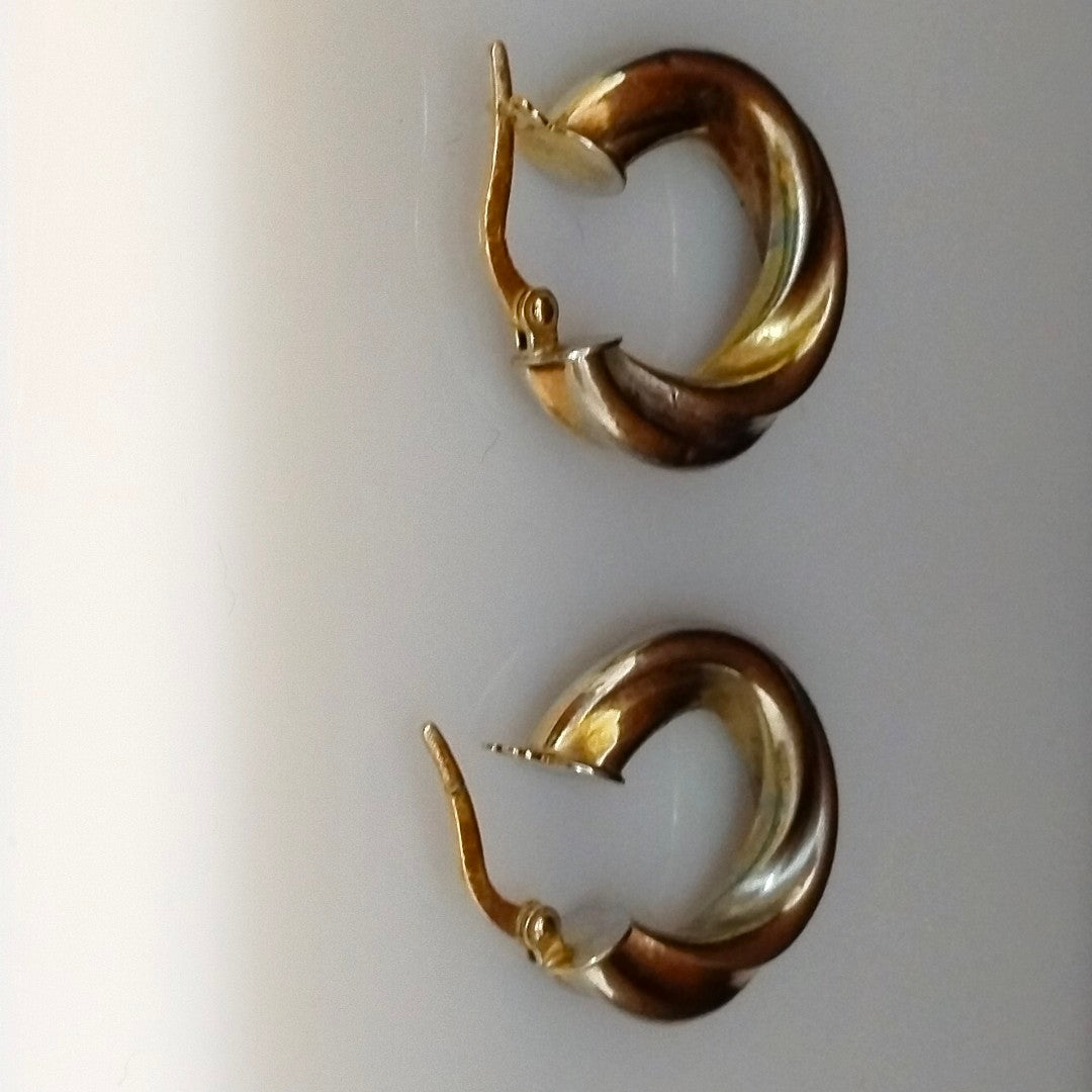 ARRACADAS PAR ORO 10 K 1.6 GRMS (SEMINUEVO)