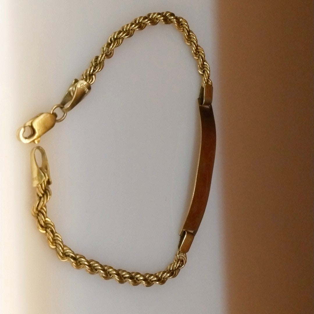 ESCLAVA ORO 10 K 3.7 GRMS (SEMINUEVO)