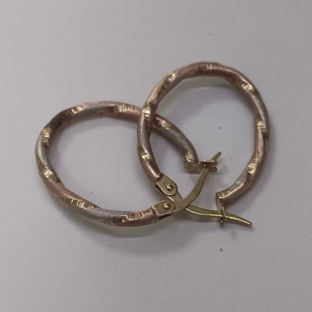 ARRACADAS PAR ORO 14 K 1,20 GRMS (SEMINUEVO)