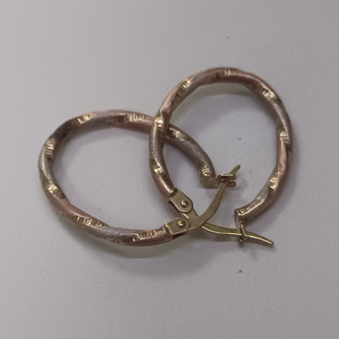 ARRACADAS PAR ORO 14 K 1,20 GRMS (SEMINUEVO)