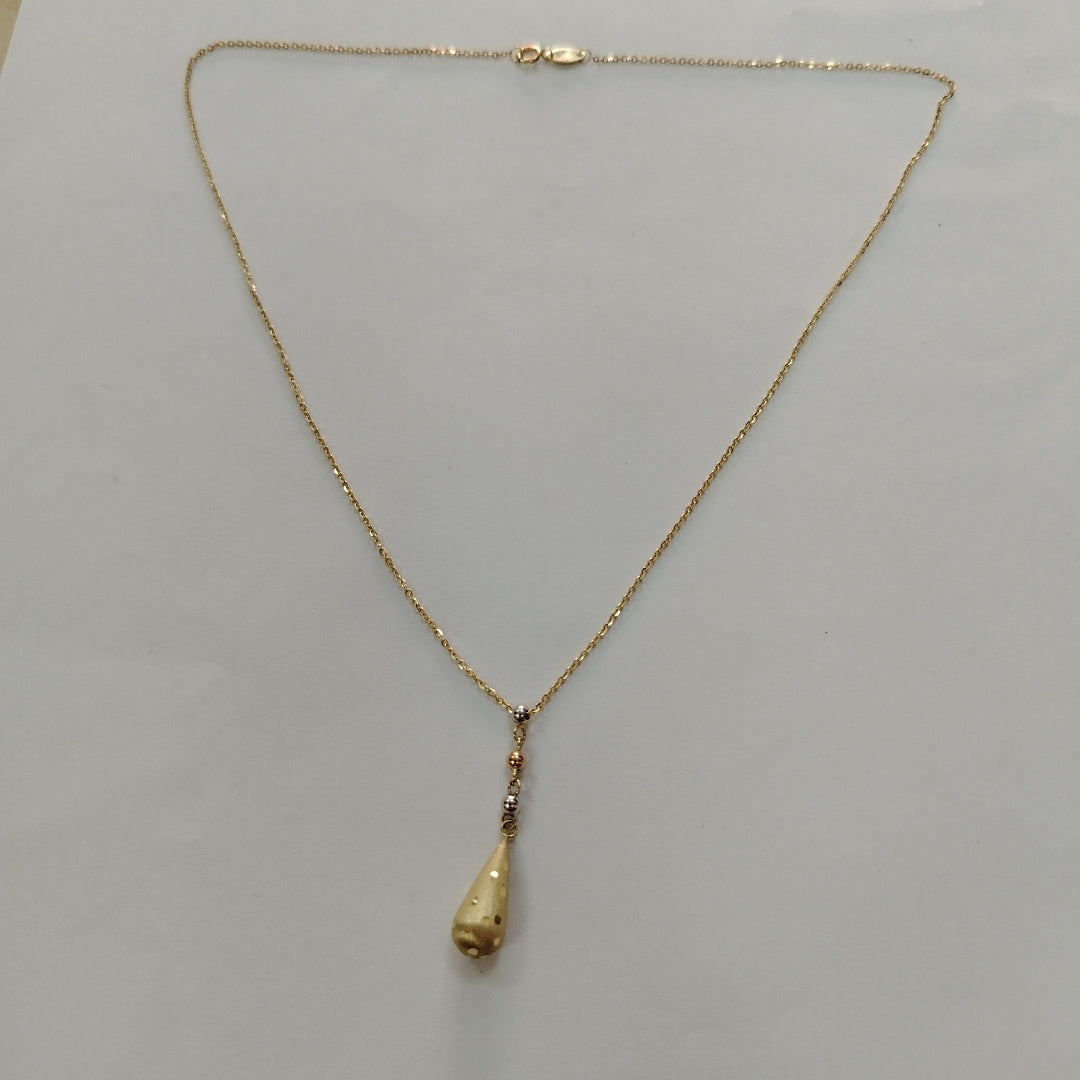 GARGANTILLA ORO 14 K 2.3 GRMS (SEMINUEVO)