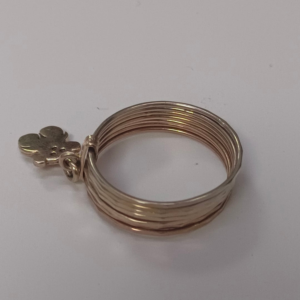 SEMANARIO DE ARGOLLAS ORO 14 K 3,70 GRMS (SEMINUEVO)