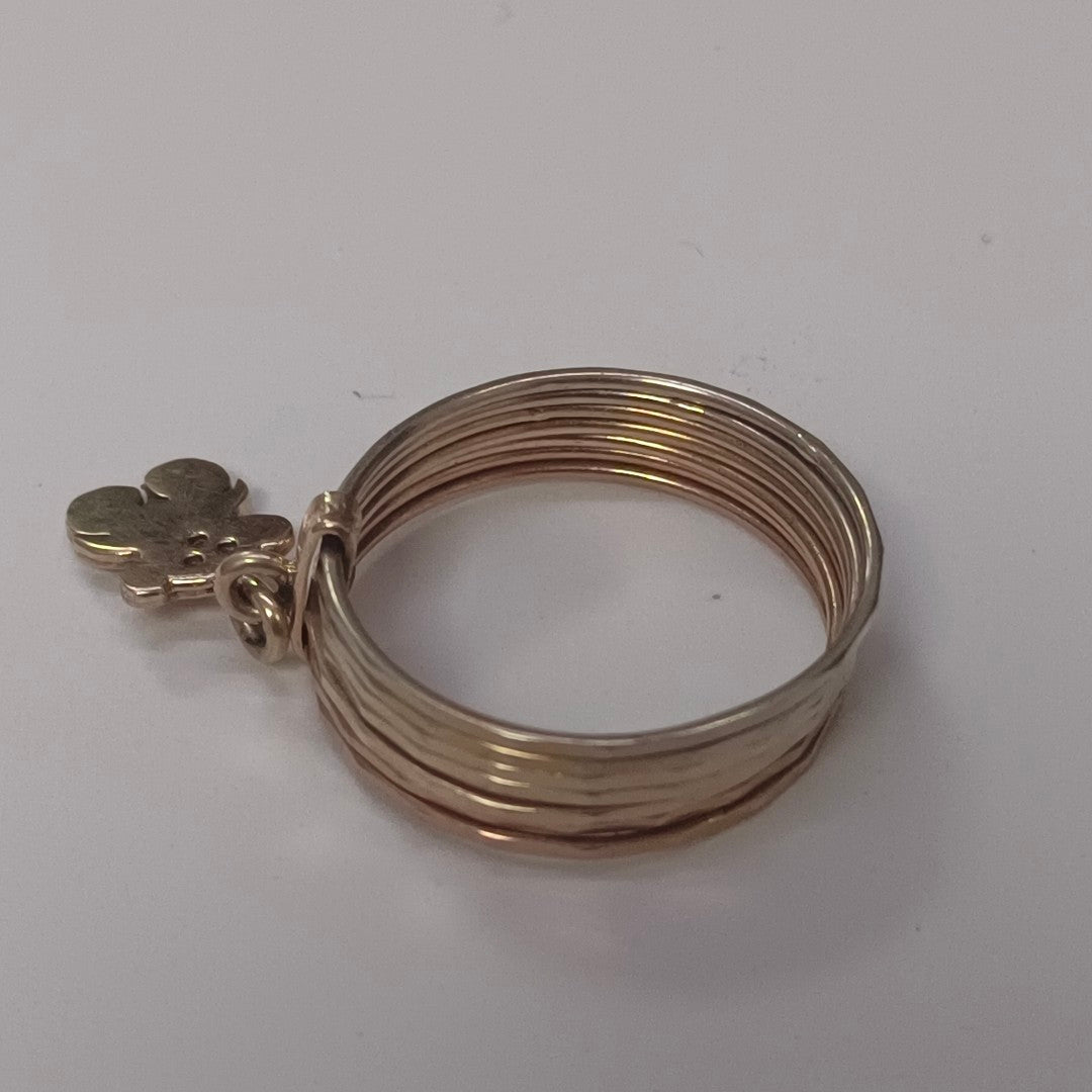 SEMANARIO DE ARGOLLAS ORO 14 K 3,70 GRMS (SEMINUEVO)