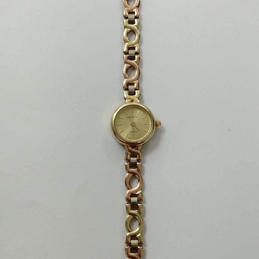 RELOJ CAJA ACERO PULSO ORO ORO 14 K 18,70 GRMS (SEMINUEVO)