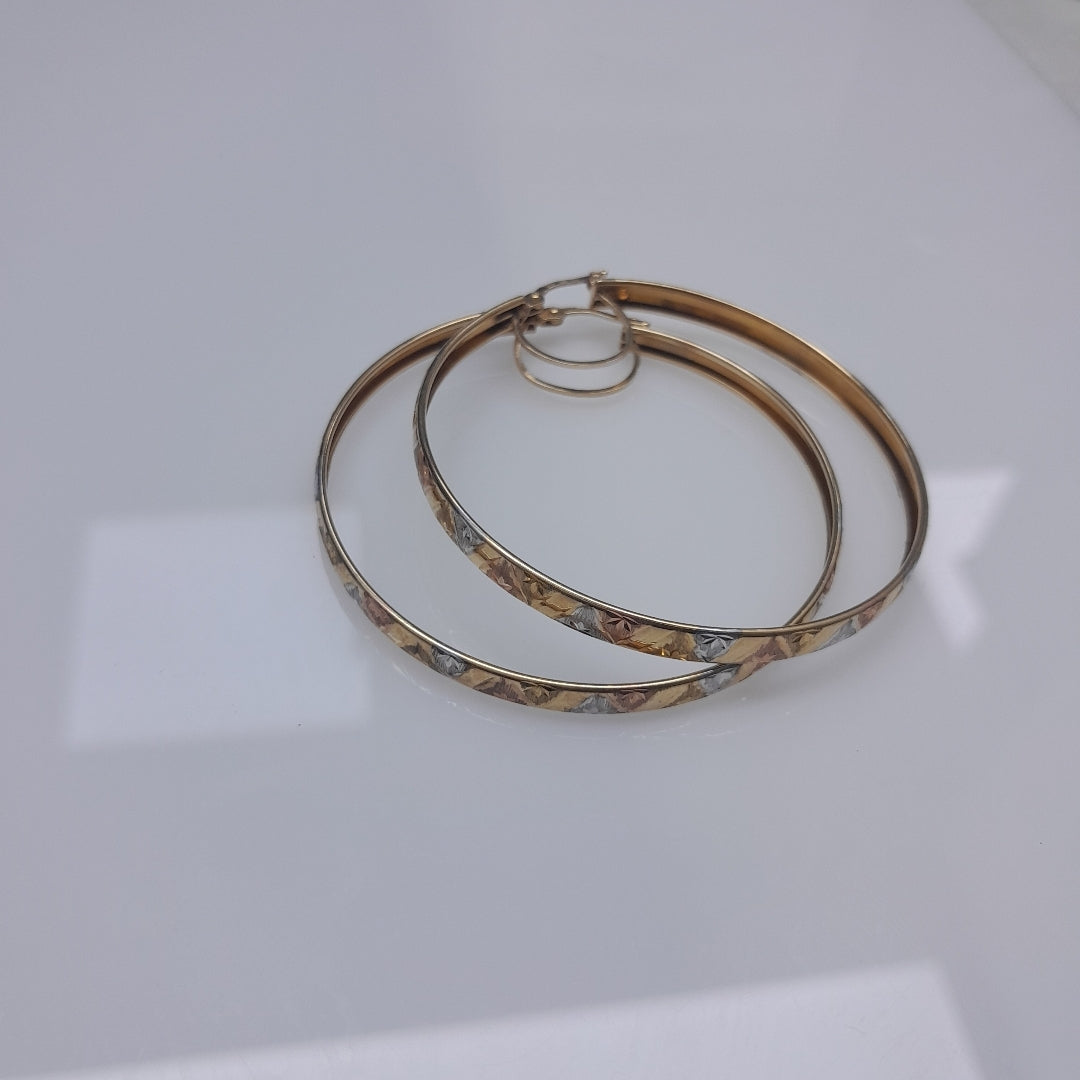 ARRACADAS PAR ORO 10 K 4,60 GRMS (SEMINUEVO)