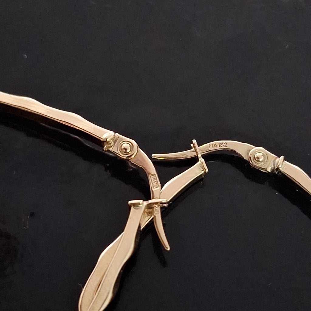 ARETES PAR ORO 14 K 4.6 GRMS (SEMINUEVO)