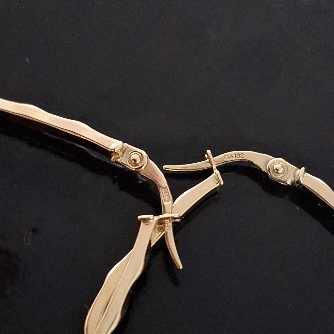 ARETES PAR ORO 14 K 4.6 GRMS (SEMINUEVO)