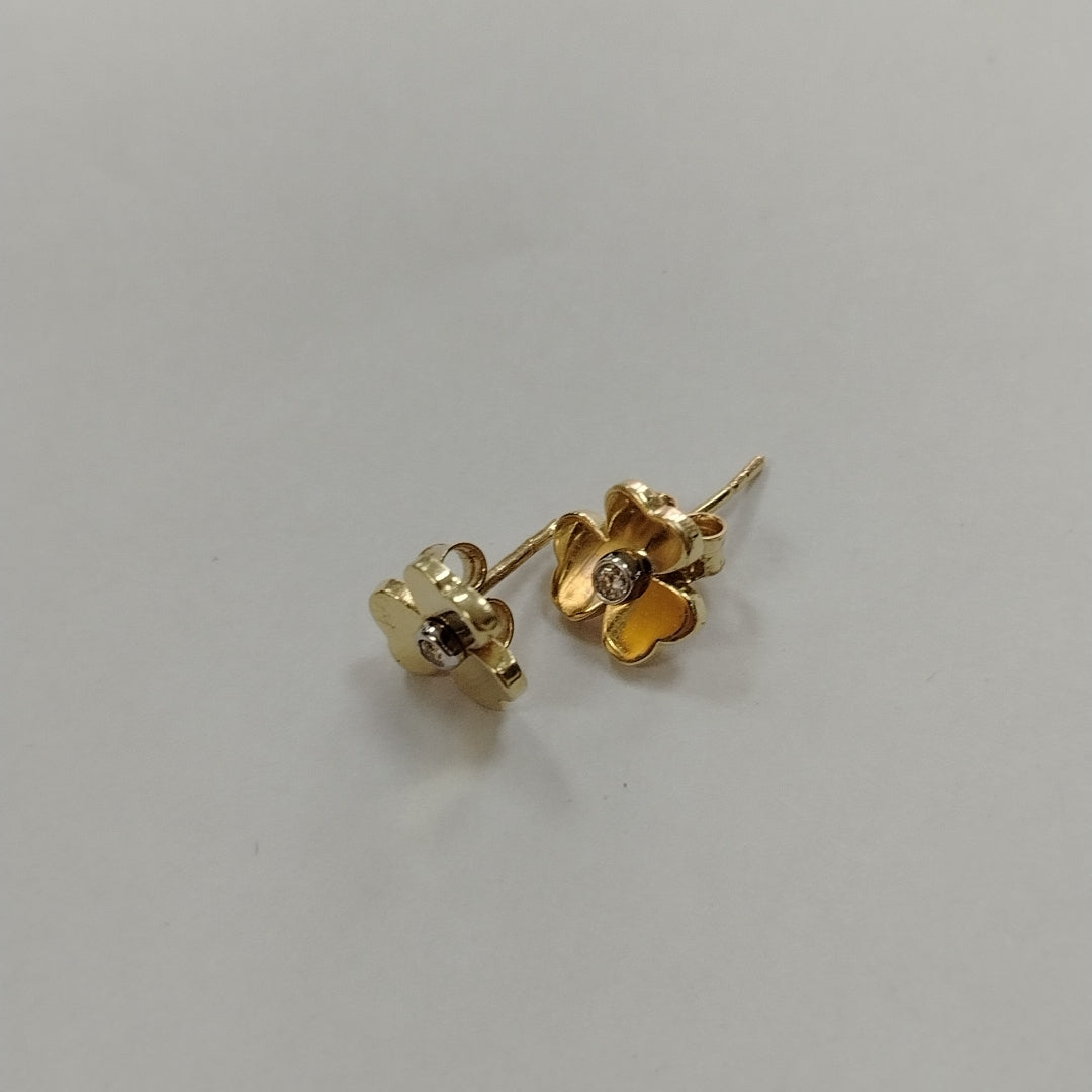 BROQUELES PAR ORO 14 K 1.6 GRMS (SEMINUEVO)