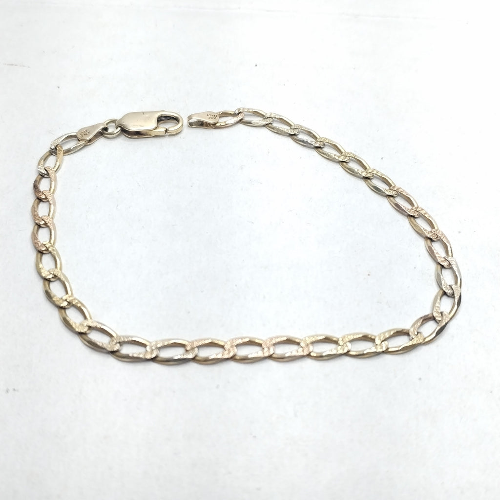 PULSERA ORO, ORO COMBINADO 14 K 6.3 GRMS (SEMINUEVO)
