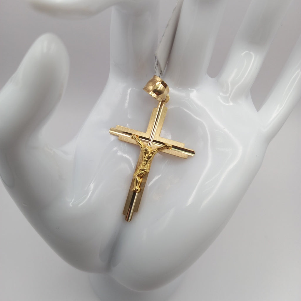 CRUZ, DIJE ORO 14 K 3.7 GRMS (SEMINUEVO)
