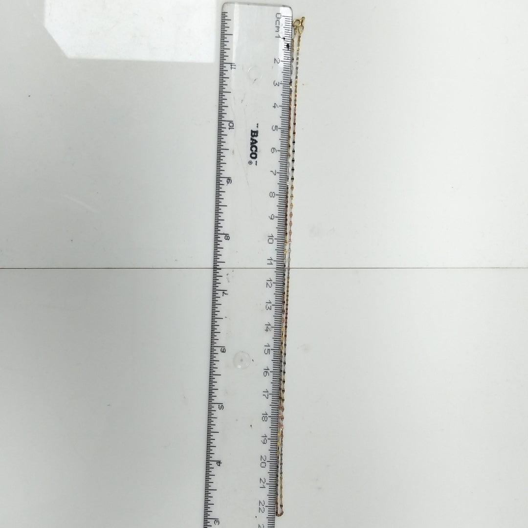 CADENA ORO,ORO COMBINADO 10 K 0,80 GRMS (SEMINUEVO)