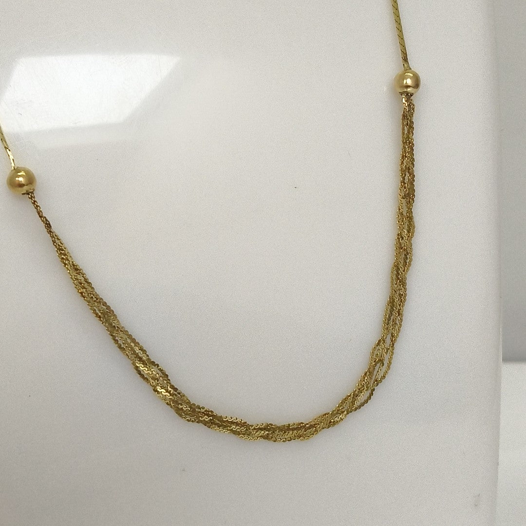 CADENA ORO 10 K 3,10 GRMS (SEMINUEVO)