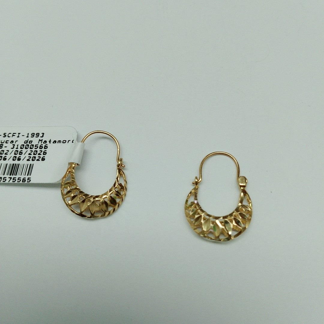 ARRACADAS PAR ORO 10 K 1.5 GRMS (SEMINUEVO)