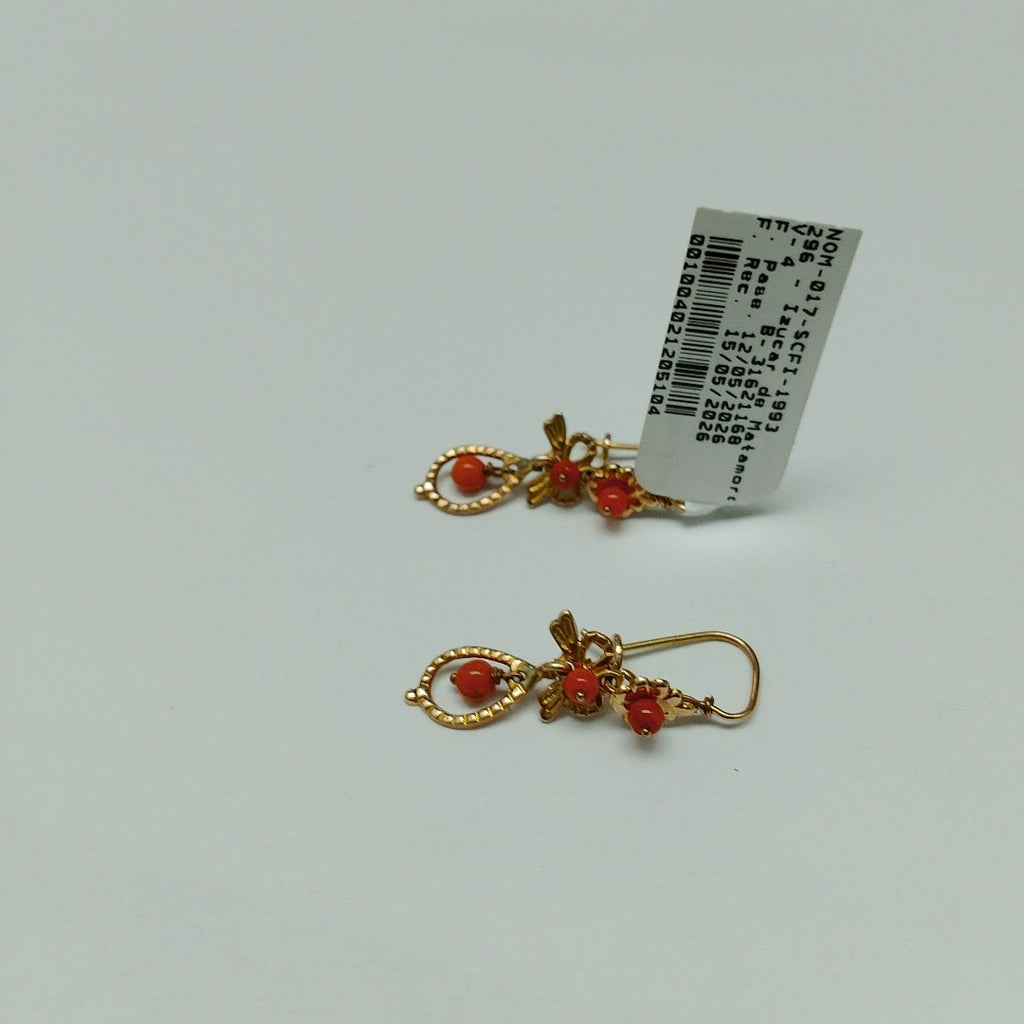 ARETES PAR ORO 10 K 2.5 GRMS (SEMINUEVO)