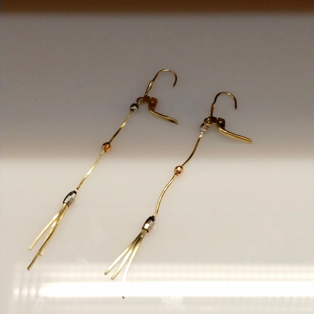 ARETES PAR ORO 10 K 1.9 GRMS (SEMINUEVO)