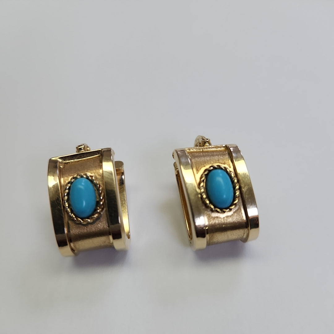 ARETES PAR ORO 14 K 4.3 GRMS (SEMINUEVO)