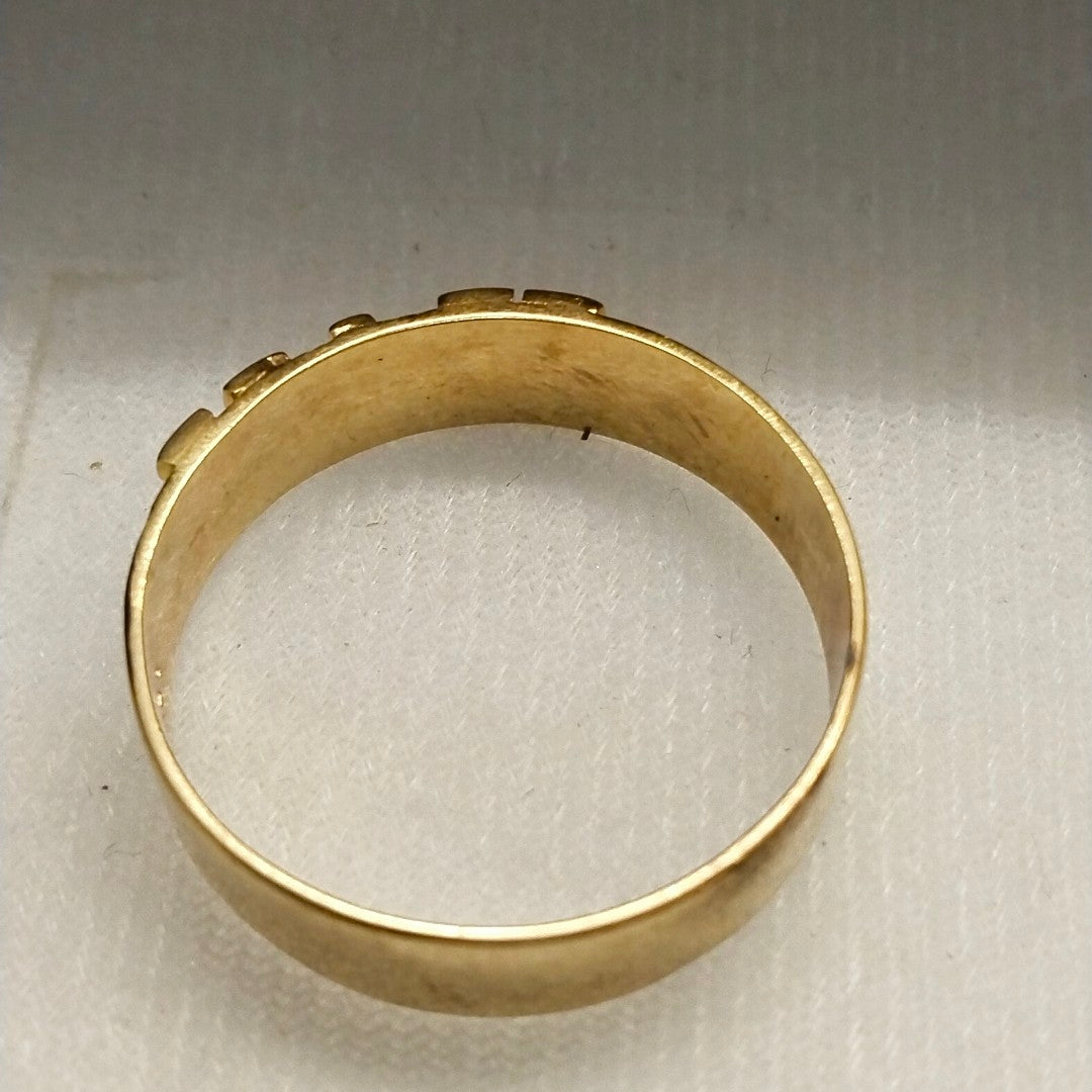 ANILLO ORO 8 K 1.5 GRMS (SEMINUEVO)
