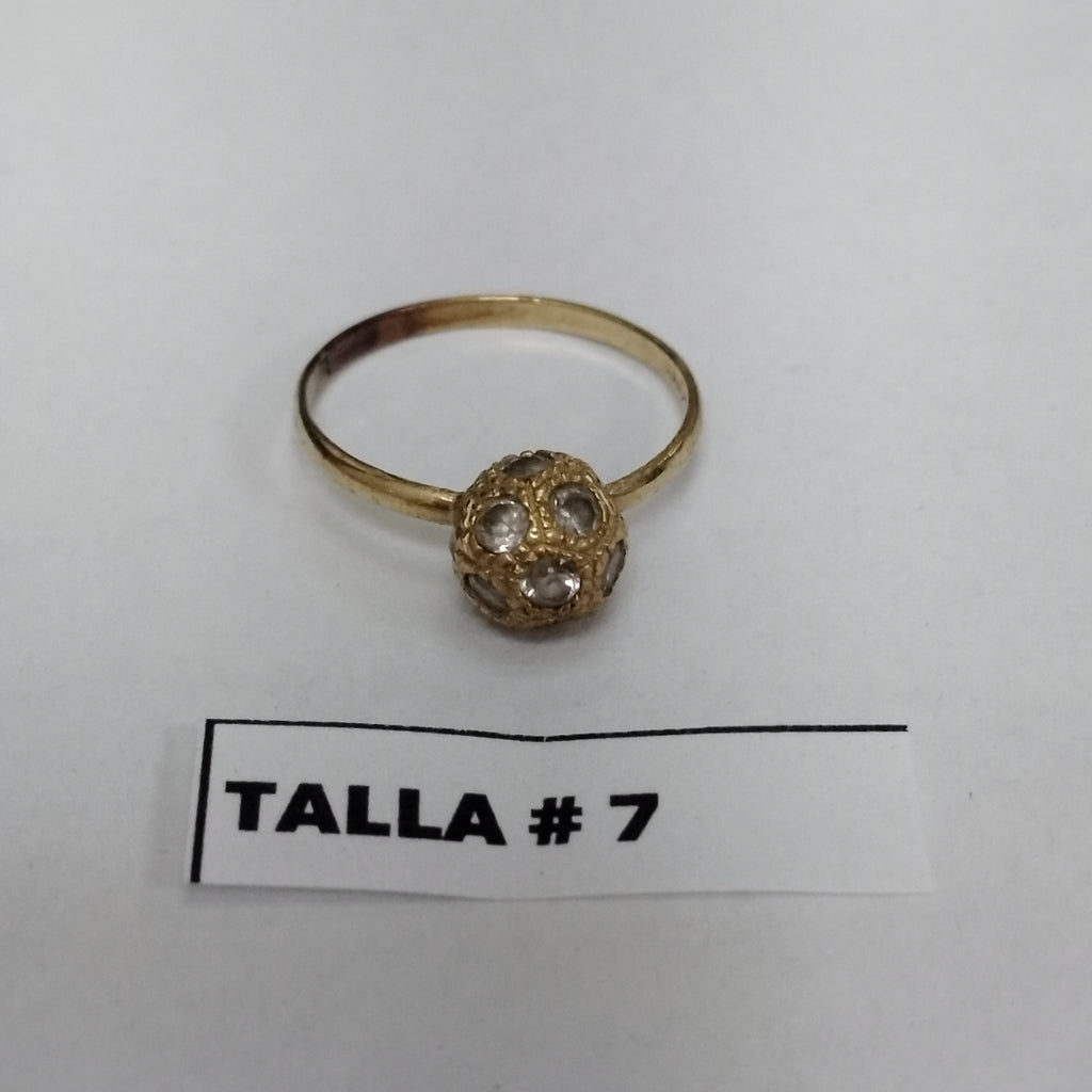 ANILLO ORO 10 K 1.7 GRMS (SEMINUEVO)