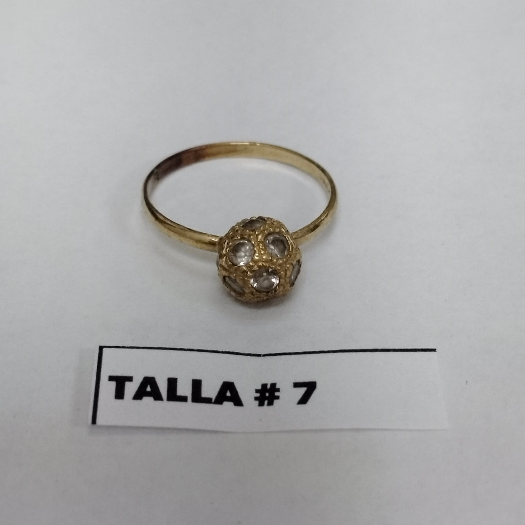 ANILLO ORO 10 K 1.7 GRMS (SEMINUEVO)