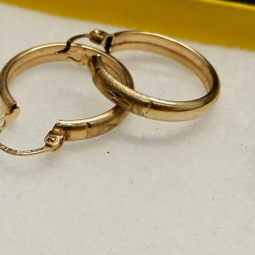 ARRACADAS PAR ORO 10 K 1.9 GRMS (SEMINUEVO)
