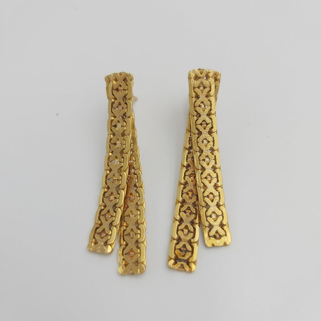 ARETES PAR ORO 14 K 11.3 GRMS (SEMINUEVO)
