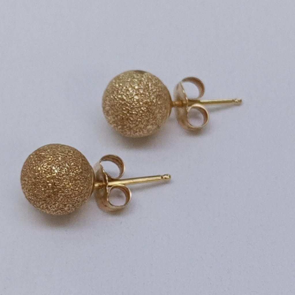 BROQUELES PAR ORO 14 K 1,00 GRMS (SEMINUEVO)