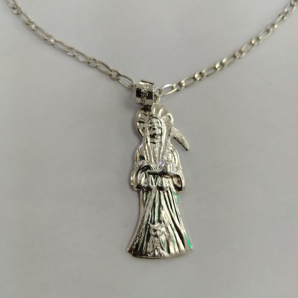CADENA, DIJE PLATA 9 GRMS (SEMINUEVO)