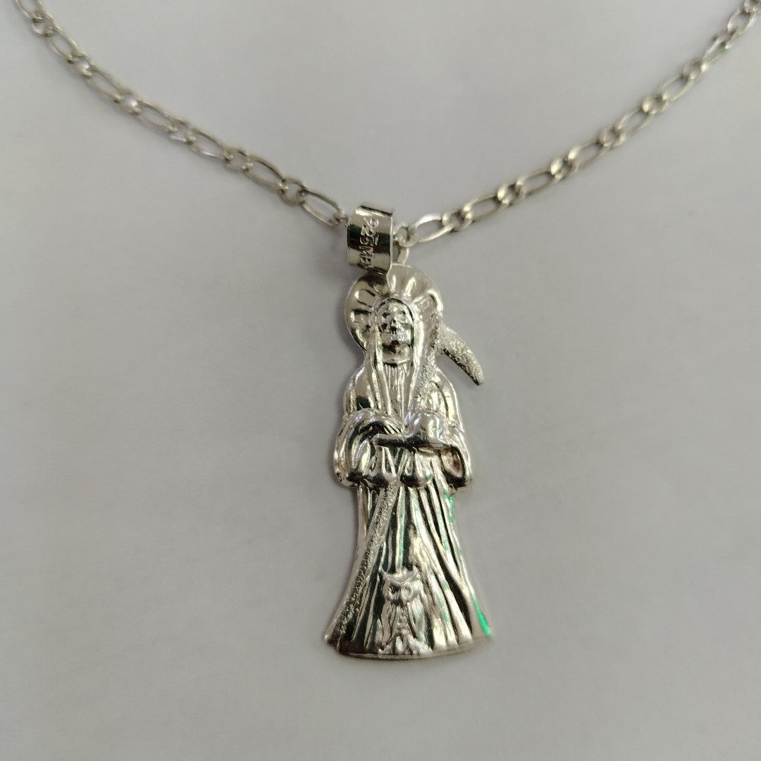 CADENA, DIJE PLATA 9 GRMS (SEMINUEVO)
