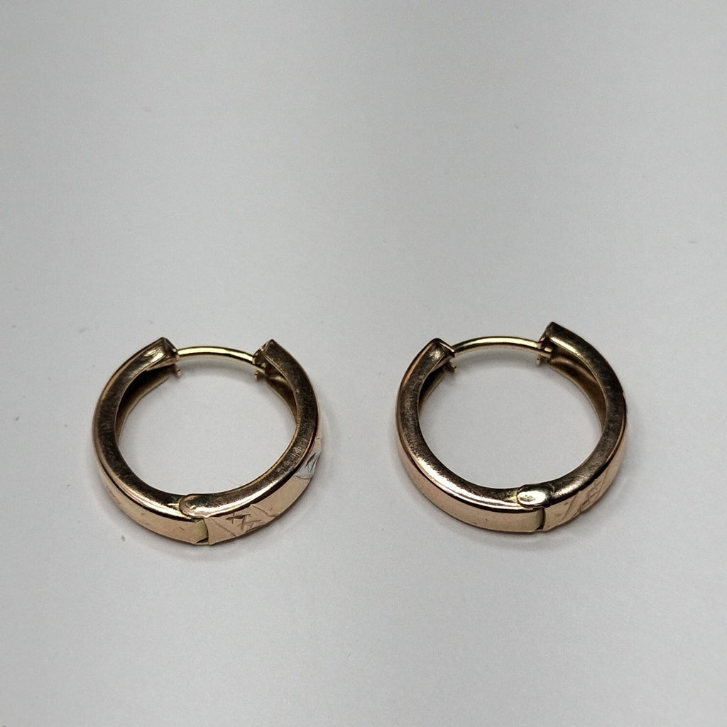 ARRACADAS PAR ORO 14 K 1.8 GRMS (SEMINUEVO)