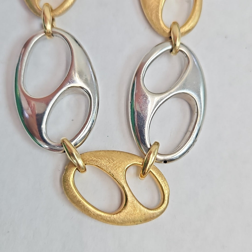 GARGANTILLA ORO,ORO BLANCO 14 K 38,70 GRMS (SEMINUEVO)