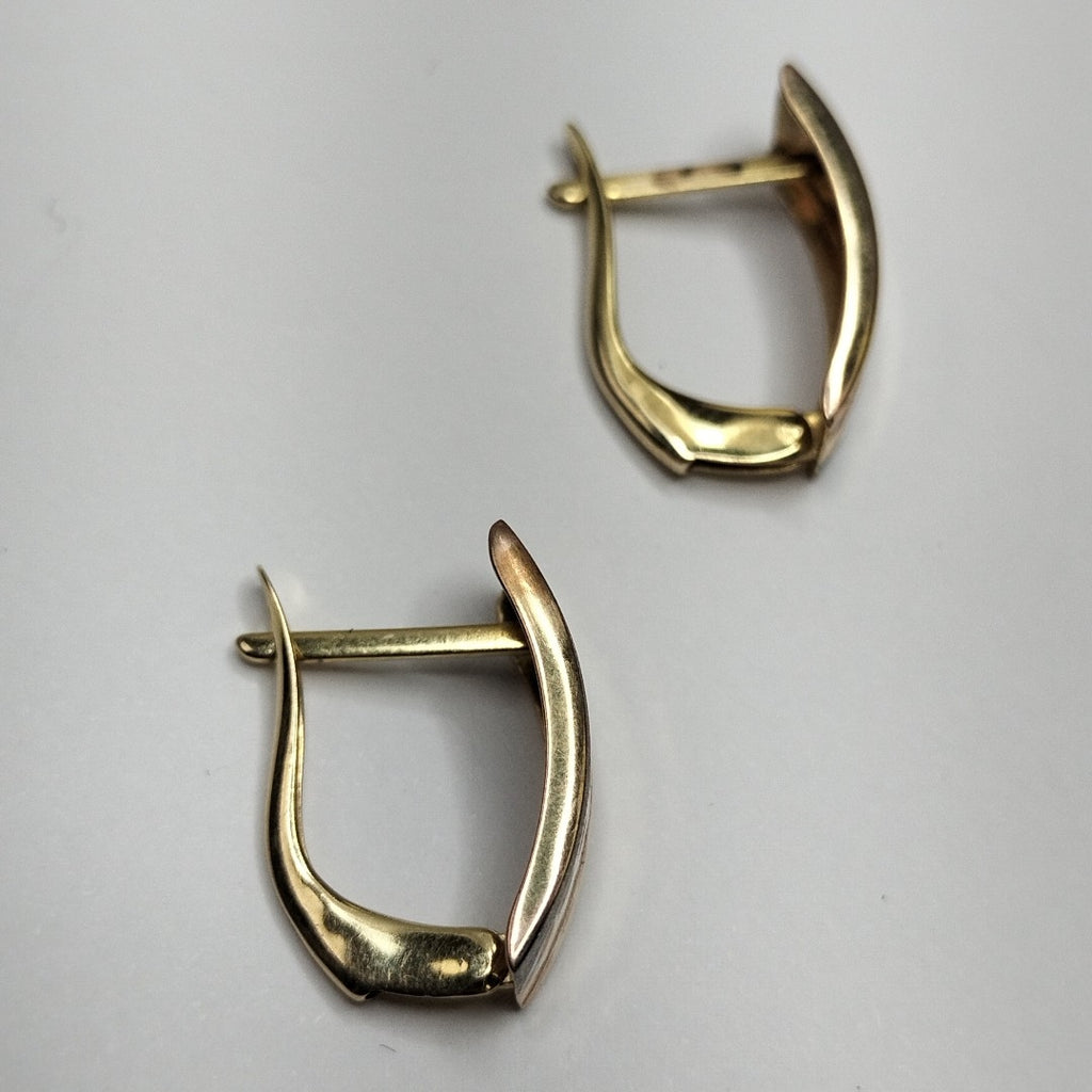 ARETES PAR ORO 14 K 1.9 GRMS (SEMINUEVO)